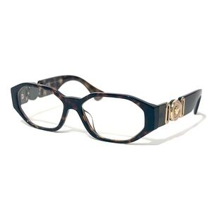 Versace Mod 3320-U 108 Brown and Gold Women's Glasses 3320 U New Authentic